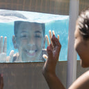 Intex Piscina Prisma Frame Clearview, con Pompa Filtro 3785 L/h, Scaletta e Teli, 427x107 cm