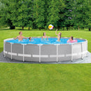 Intex Piscina Prisma Frame rotonda con Pompa Filtro, Scaletta e Teli, 610x132 cm