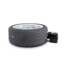 Capri Pro - Intex Vasca Idromassaggio Gonfiabile Simple Spa, 4 posti, Grigio, ⌀ 196x66 cm