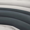 Capri Pro - Intex Vasca Idromassaggio Gonfiabile Simple Spa, 4 posti, Grigio, ⌀ 196x66 cm