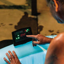 Creta Pro - Intex Idromassaggio Gonfiabile Rotondo PureSpa Bubble Glow Deluxe, 4 Posti, 140 Getti, PVC, LED Multicolore, 196x71 cm