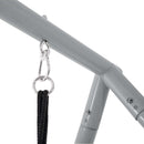 Intex Altalena con Seggiolino e Dondolo Nido, Acciaio, Grigio, 254x235x200 cm