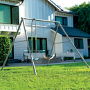 Intex Altalena Swing Set Grigia, Seggiolino e Dondolo, 249x249x203 cm