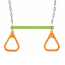 Intex Altalena Swing Set Grigia, Due Seggiolini, Dondolo e Trapezi, 465x249x203 cm