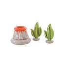 Intex Play Center Jurassic Piscina Gonfiabile, con Gonfiabili e Palline, PVC, Multicolore, 201x201x36 cm