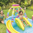 Intex Piscina Gonfiabile Play Center Rainbow, 295x191x109 cm, 2+ anni