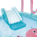 Intex Play Center Octopus Piscina Gonfiabile, con Scivolo e Spruzzino, PVC, Multicolore, 234x183x150 cm