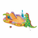 Intex Piscina Gonfiabile Play Center Dino Park, 201x157x69 cm, 2+ Anni
