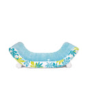 Intex Materassino Lounge Mare Gonfiabile Tropical, con Tettoia Parasole Removibile, 224x150x165