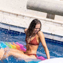 Intex Materassino Mare Arcobaleno Ondulato, 180x86x25 cm