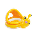 Intex Piscina Baby Lumaca con Parasole, 145x102x74 cm