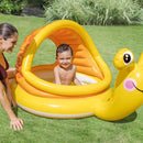 Intex Piscina Baby Lumaca con Parasole, 145x102x74 cm