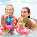 Intex Porta Bicchieri Fenicottero, 3 pezzi, 25x20 cm