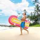 Intex Materassino Mare Gonfiabile Rainbow con Nuvole, PVC, Multicolore, 175x117x20 cm