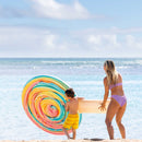 Intex Materassino Gonfiabile Mare Lollipop Rainbow, 198x127x25 cm cm