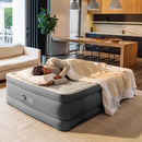 Intex Materasso Gonfiabile Matrimoniale Truaire II, con Pompa Elettrica Incorporata, 152x203x51 cm