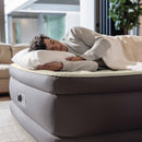 Intex Materasso Gonfiabile Matrimoniale Truaire II, con Pompa Elettrica Incorporata, 152x203x51 cm