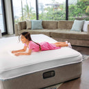 Materasso Gonfiabile Matrimoniale Truaire Foam, con Pompa Elettrica Incorporata, 152x203x51 cm