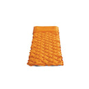 Intex Materasso Gonfiabile Camping Singolo in TPU, Struttura Ondulata, Arancione, 71x191x11 cm
