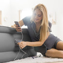 Intex Materasso Gonfiabile Dura-Beam PremAire II Matrimoniale con Pompa Elettrica e USB, 152x203x46 cm