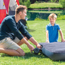 Intex Pompa Elettrica Quick-Fill a Batterie Ricaricabili, Plastica, Grigio