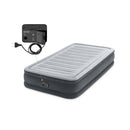 Intex Materasso Gonfiabile Dura-Beam Comfort Plush Singolo, con Pompa Elettrica Incorporata, 99x191x33 cm