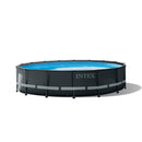 Intex Piscina Ultra XTR Frame rotonda con Pompa Filtro, Scaletta e Teli, 488x122 cm