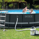Intex Piscina Ultra XTR Frame rotonda con Pompa Filtro, Scaletta e Teli, 488x122 cm