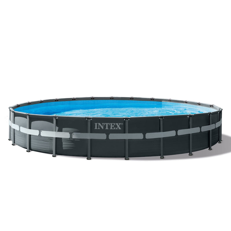 Intex Piscina Ultra XTR Frame rotonda con Pompa Filtro, Scaletta e Teli, 732x132 cm