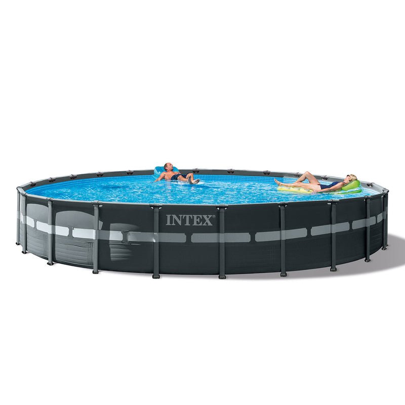 Intex Piscina Ultra XTR Frame rotonda con Pompa Filtro, Scaletta e Teli, 732x132 cm