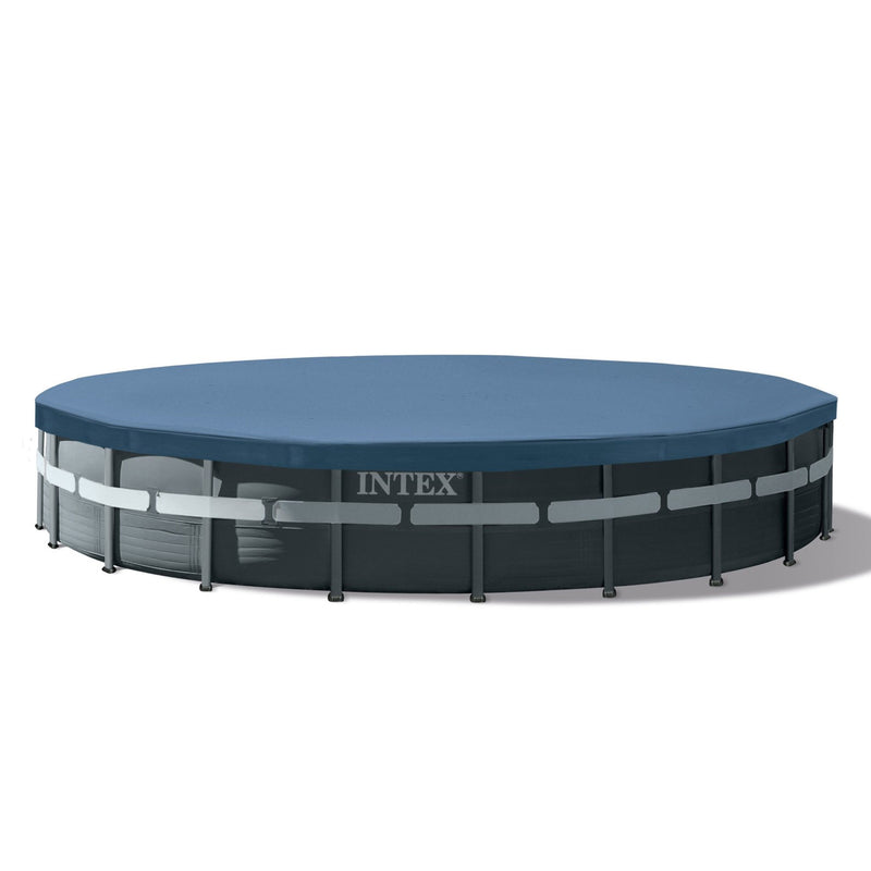 Intex Piscina Ultra XTR Frame rotonda con Pompa Filtro, Scaletta e Teli, 732x132 cm