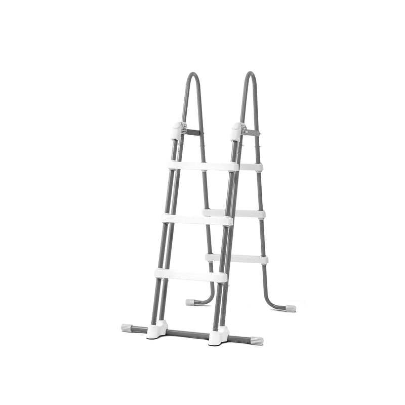 Intex Piscina Prisma Frame Clearview, con Pompa Filtro 3785 L/h, Scaletta e Teli, 427x107 cm