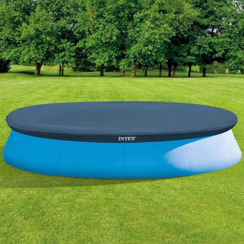 Intex Telo Copripiscina per piscina Easy, PVC, Blu, 366 cm