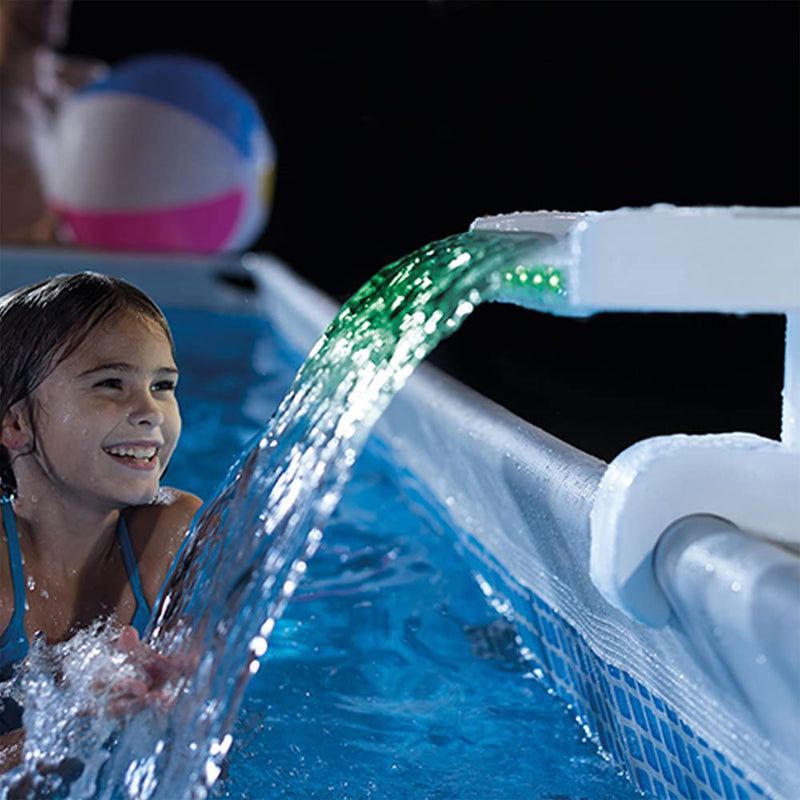Intex Cascata con LED multicolore per Piscine Metal / Prisma / Ultra XTR Frame