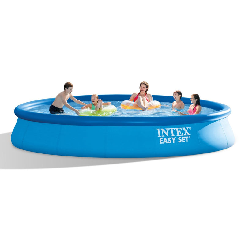 Intex Piscina Easy Set rotonda con Pompa Filtro, 457x84 cm