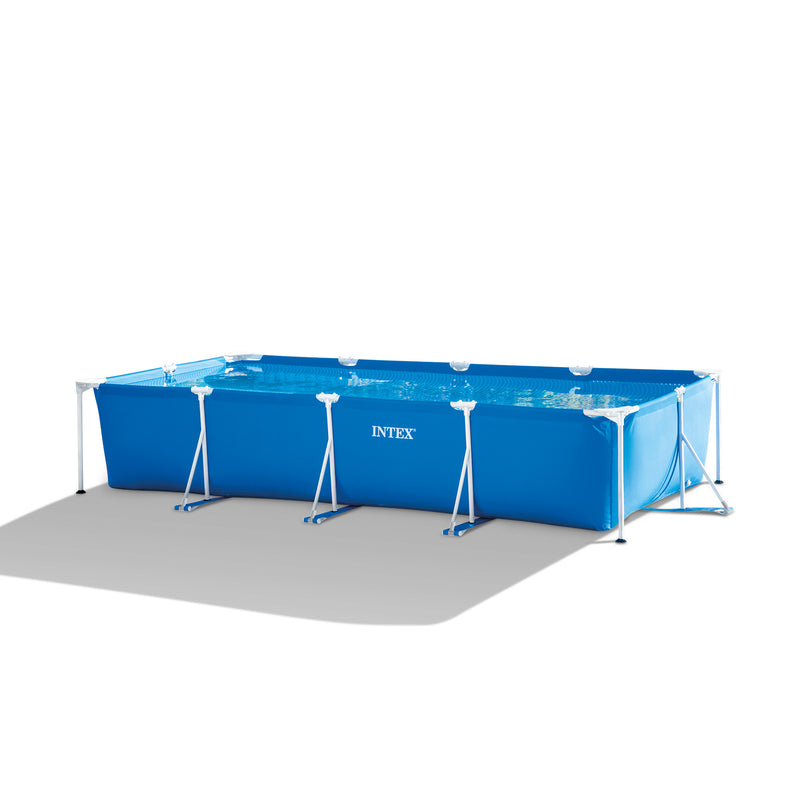 Intex Piscina Small Frame rettangolare con Pompa Filtro, 450x220x84 cm