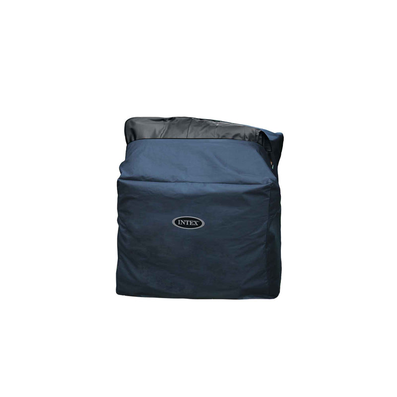 Intex PureSpa Bubble Plus Idromassaggio Gonfiabile, Ottagonale, 6 posti, PVC, con 140 Getti e Accessori, Grigio Ardesia, ⌀ 211x71 cm