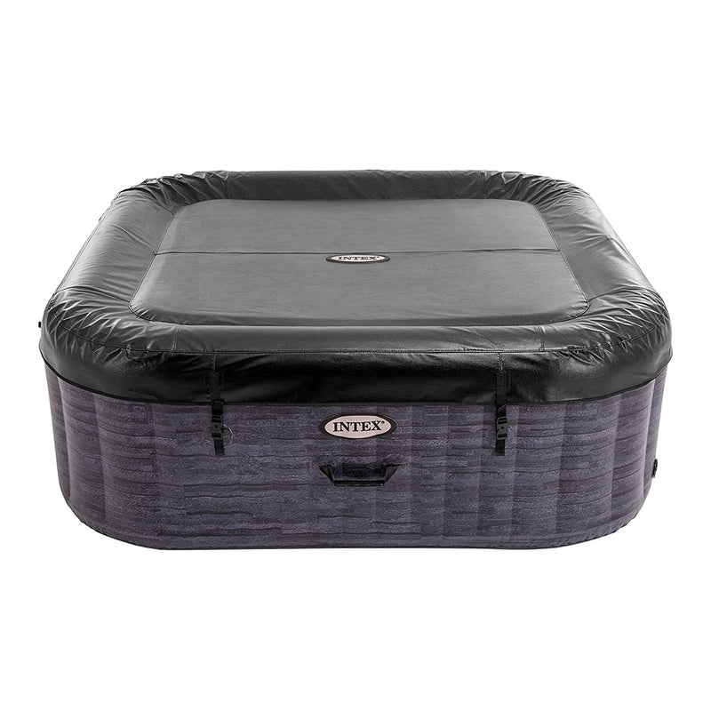 Naxos Pro - Intex PureSpa Greystone Deluxe quadrata, 4 posti, 175x175x71 cm