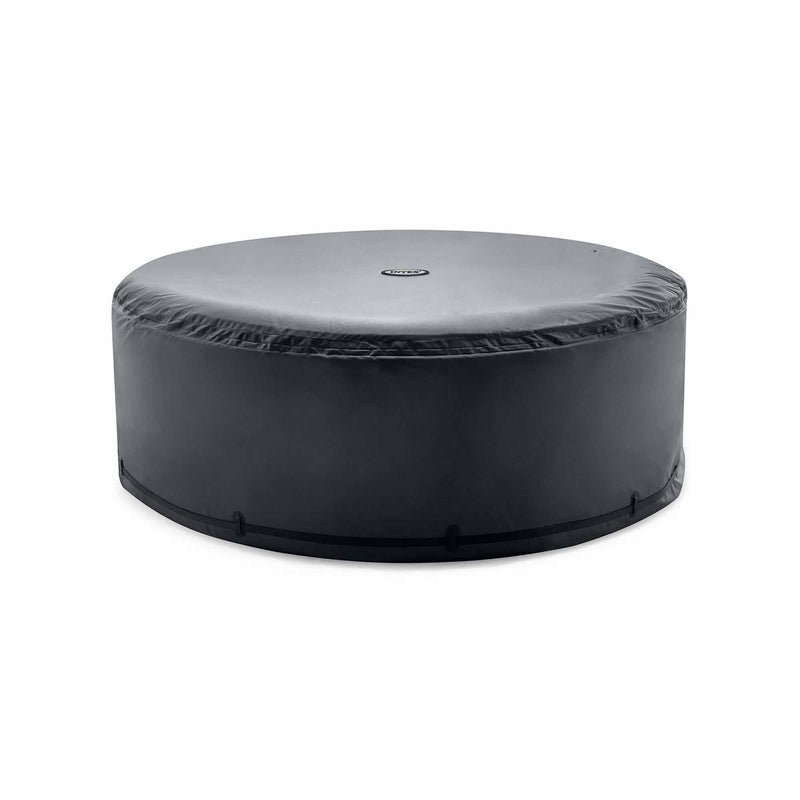 Intex Telo Termico Copertura Solare per PureSpa Rotonda, 6 posti, ad Efficienza Energetica, Nero, ⌀ 216 cm