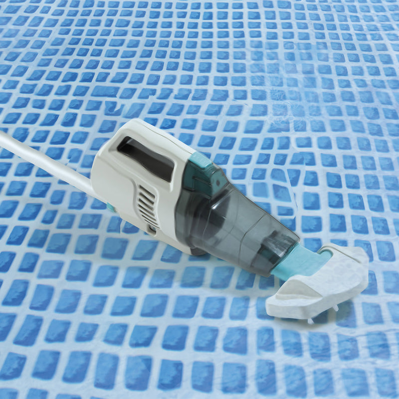 Intex Aspirapolvere Vacuum Ricaricabile ZR200 per Piscine e Spa, con Asta 280 cm e due Teste Aspiratrici