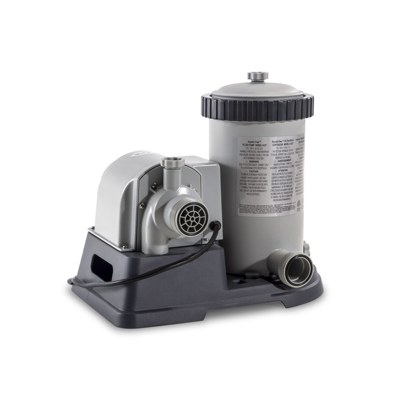 Intex Pompa Filtro a Cartuccia, Flusso Acqua 9463 L/h, Flusso Sistema 6624 L/h