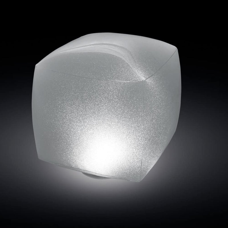 Intex Luce Galleggiante Cubo, Batterie, 23x23x22 cm