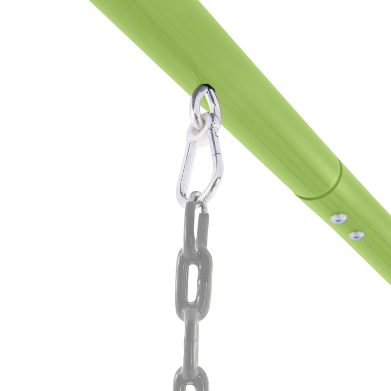 Intex Altalena con Dondolo Nido Ottagonale, Acciaio, Verde e Azzurro, 201x235x200 cm