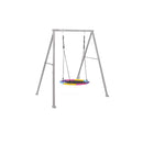 Intex Altalena con Dondolo Nido Ottagonale, Acciaio, Grigio, 201x235x200 cm