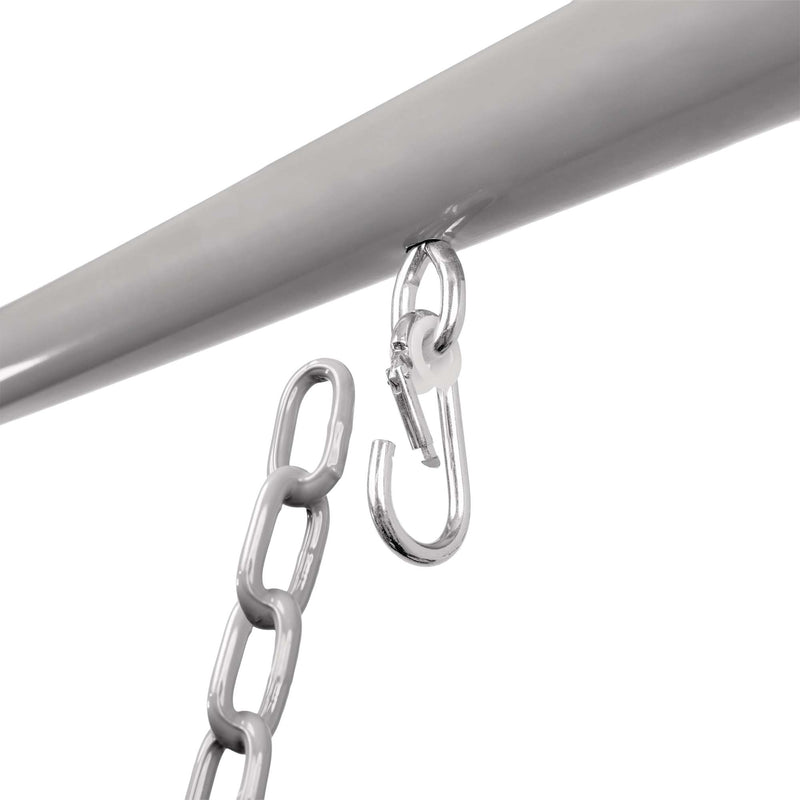 Intex Altalena con Seggiolino e Dondolo Nido, Acciaio, Grigio, 254x235x200 cm