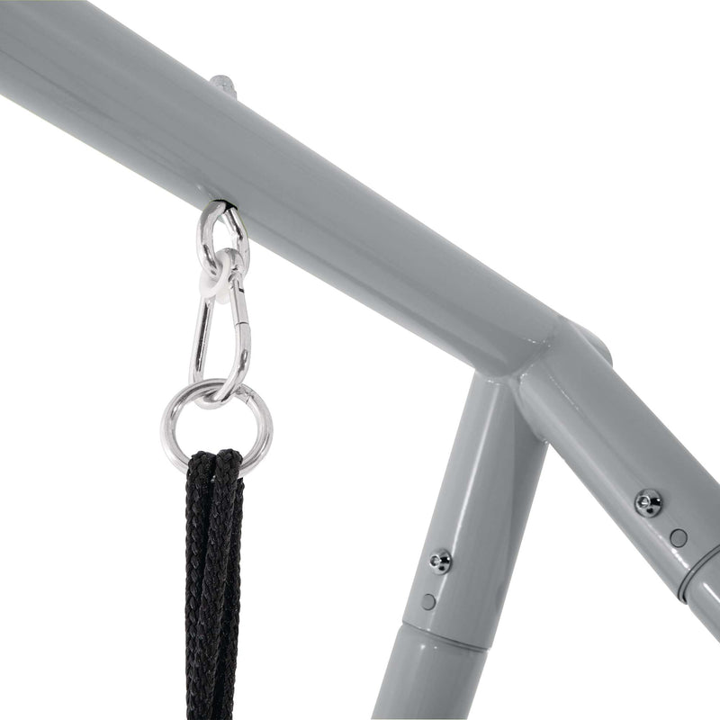 Intex Altalena con Seggiolino e Dondolo Nido, Acciaio, Grigio, 254x235x200 cm