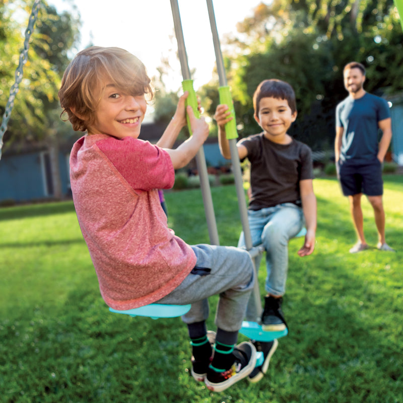 Intex Altalena Swing Set Colorata, Seggiolino e Dondolo, 249x249x203 cm