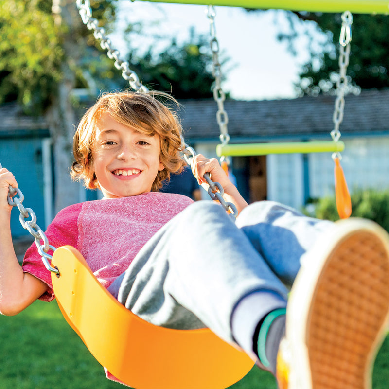 Intex Altalena Swing Set Colorata, Due Seggiolini e Dondolo, 343x249x203 cm