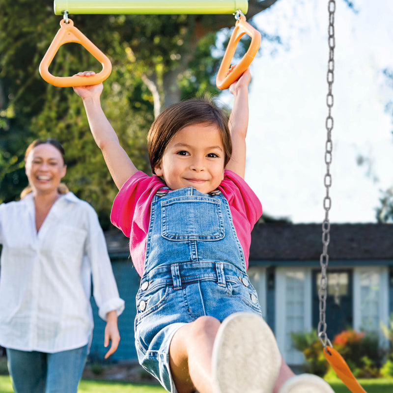 Intex Altalena Swing Set Colorata, Due Seggiolini e Dondolo, 343x249x203 cm