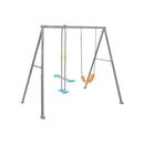 Intex Altalena Swing Set Grigia, Seggiolino e Dondolo, 249x249x203 cm